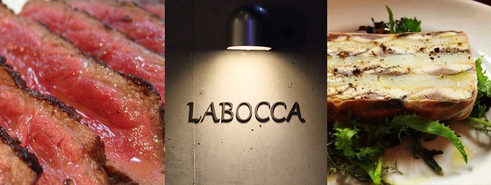 LABOCCA　店内、料理